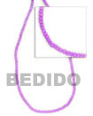 Coco Necklace 2-3mm Lavender Coco Pukalet Coco Beads Coco Necklace Products - Cebujewelry.com