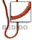 7-8mm coco pukalet red Coco Beads Coco Necklace