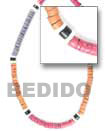 Coco Necklace Coco Heishi Necklaces Multicolored Necklace Products - Cebujewelry.com