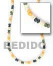 colored combination coco necklace Multicolored Necklace