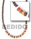 Coco Necklace Colored Combination Coco Necklaces Multicolored Necklace Products - Cebujewelry.com