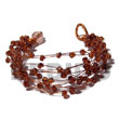 Glass Beads Bracelets 8 Rows Copper Wire Cuff Bracelet With Products - Cebujewelry.com