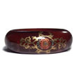 Hand Painted Bangles English Chestnut Tone Wooden Hand Painted Bangles Products - Cebujewelry.com