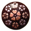 Hand Painted Pendant Round 40mm Blacktab W/ Hand Painted Pendant Products - Cebujewelry.com