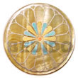 Hand Painted Pendant Round 40mm MOP W/ Hand Painted Pendant Products - Cebujewelry.com