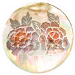 Hand Painted Pendant Round 40mm MOP W/ Hand Painted Pendant Products - Cebujewelry.com