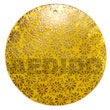round 40mm yellow hammershell Hand Painted Pendant
