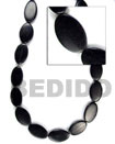 Horn Beads Black Horn Flat Oval Bone Horn Beads Necklace Products - Cebujewelry.com