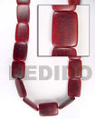 Horn Beads Red Horn Flat Square Bone Horn Beads Necklace Products - Cebujewelry.com