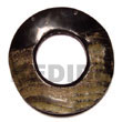 Horn Pendants Round 80mm Black Horn Bone Horn Pendants Products - Cebujewelry.com