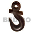 horn anchor 40mm pendants Bone Horn Pendants