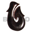 Horn Pendants Horn Fish Hook 45mm Bone Horn Pendants Products - Cebujewelry.com