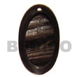 Horn Pendants Oval Horn W/ Natural Bone Horn Pendants Products - Cebujewelry.com