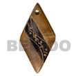 Horn Pendants Natural Horn Diamond W/ Bone Horn Pendants Products - Cebujewelry.com