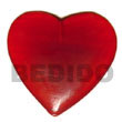 red heart horn 40mm Bone Horn Pendants