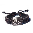 Leather Bracelets Surfer Leather Bracelet Tribal Animal Symbol Products - Cebujewelry.com
