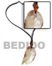 leather thong shell necklaces Leather Necklaces