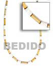 bamboo and shells alternate Natural Necklace