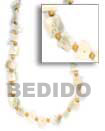 Natural Necklace Side Drill Sqaure Cut Natural Necklace Products - Cebujewelry.com