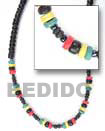 Natural Necklace Rasta Coco Necklace Natural Necklace Products - Cebujewelry.com