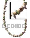 Natural Necklace Sq. Cut Shell With Natural Necklace Products - Cebujewelry.com