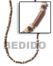natural made bamboo tube Natural Necklace