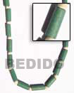 green wood tube necklace Natural Necklace