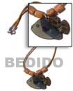 Natural Necklace Fish Pendant W/ Inlay Natural Necklace Products - Cebujewelry.com