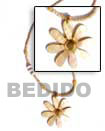 MOP flower pendant necklace Natural Necklace