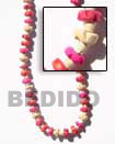 2-3 mm heishi bleach Natural Necklace