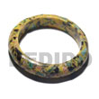 crushed limestones in yellow Stained Bangles