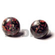 Resin Earrings Black C. Button Earrings Resin Earrings Products - Cebujewelry.com