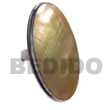 oval adjustable metal ring Rings