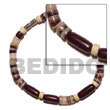 hammershell heishi natural.buri seed Seed Bracelets