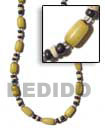 yellow buri seed necklace Seed Necklace