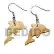 Shell Earrings Dangling 30x17mm MOP Dolphin Shell Earrings Products - Cebujewelry.com