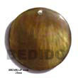Shell Pendants Brown Lip Round Pendant Shell Pendants Products - Cebujewelry.com