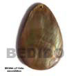 brown lip teardrop pendant Shell Pendants