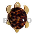 MOP turtle w/ cowrie Shell Pendants