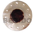 Shell Pendants Round Hammershell W/ Skin Shell Pendants Products - Cebujewelry.com