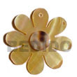 MOP flower w/ cowrie Shell Pendants