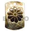 Shell Pendants Dog Tag Blacklip W/ Shell Pendants Products - Cebujewelry.com