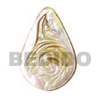 Shell Pendants MOP Teardrop W/ Carving Shell Pendants Products - Cebujewelry.com