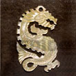 dragon MOP carving 40mm Shell Pendants
