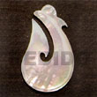 Shell Pendants Hook MOP 40mm Pendants Shell Pendants Products - Cebujewelry.com