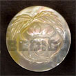 Shell Pendants Round MOP W/ Rose Shell Pendants Products - Cebujewelry.com