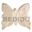 butterfly hammershell natural 50mm Shell Pendants