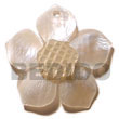 45mm natural hammershell flower Shell Pendants