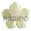 Shell Pendants 45mm Light Green Hammershell Shell Pendants Products - Cebujewelry.com