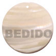 40mm round kabibe shell Shell Pendants